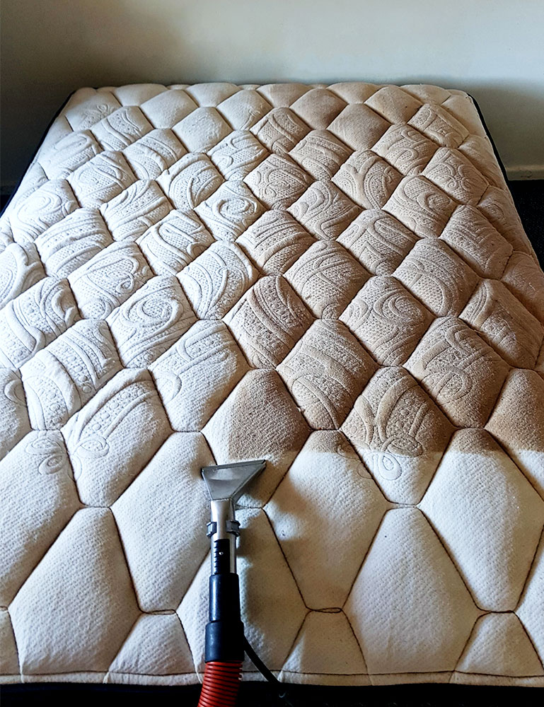 mattress steam cleaning before and after
